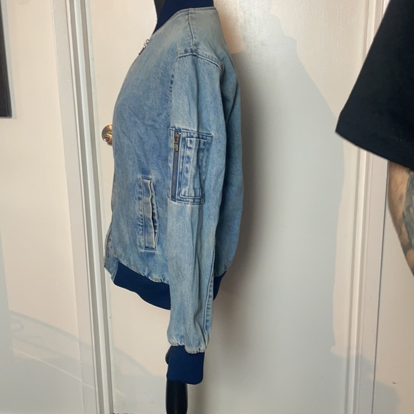 Denim Zip Up Jacket - Picture 4 of 8